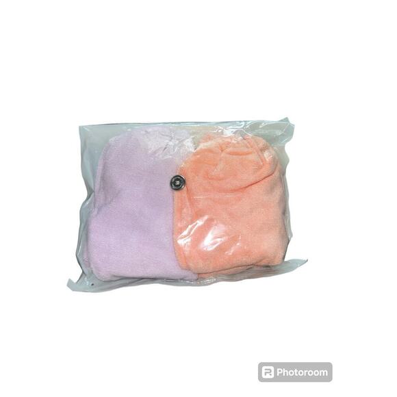 Ipsy Refreshments Towels With A Twist- Set of 2, One Size Lavender & Peach - Picture 2 of 2